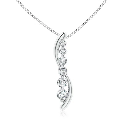 ANGARA LAB-GROWN SIX STONE DIAMOND JOURNEY NECKLACE