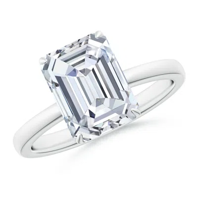 ANGARA LAB-GROWN SOLITAIRE EMERALD-CUT DIAMOND CLASSIC ENGAGEMENT RING