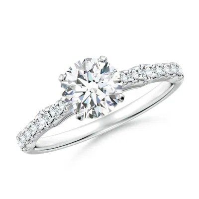ANGARA LAB-GROWN SOLITAIRE ROUND DIAMOND STATION ENGAGEMENT RING