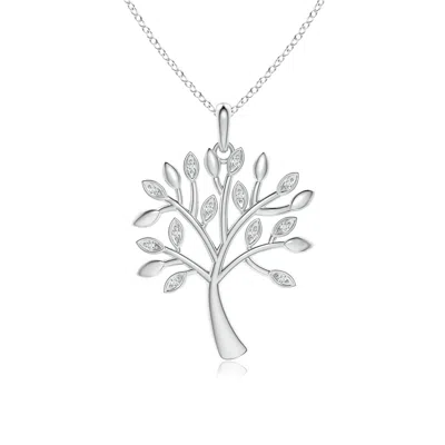 ANGARA LAB-GROWN TREE OF LIFE DIAMOND PENDANT