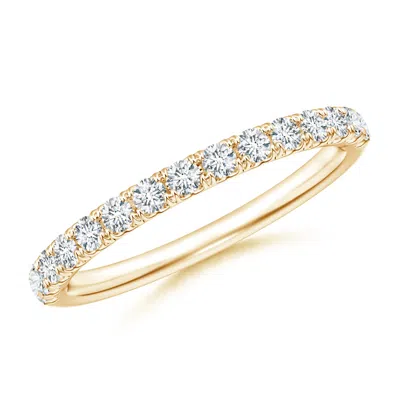 ANGARA LAB-GROWN U-PAVE SET DIAMOND HALF ETERNITY WEDDING RING