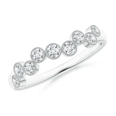 ANGARA LAB-GROWN VINTAGE INSPIRED BEZEL-SET DIAMOND FASHION RING