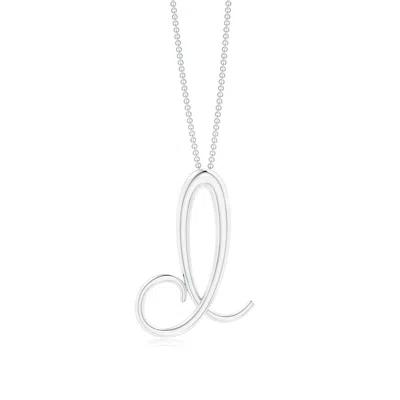 ANGARA ANGARA LOWERCASE "D" INITIAL PENDANT