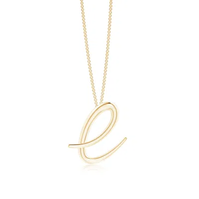 ANGARA ANGARA LOWERCASE "E" INITIAL PENDANT