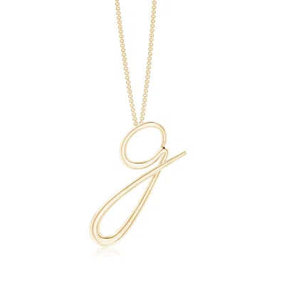ANGARA ANGARA LOWERCASE "G" INITIAL PENDANT