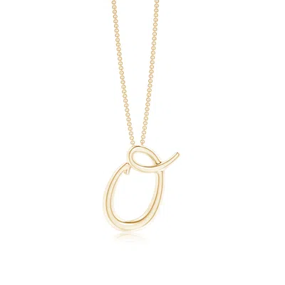 ANGARA ANGARA LOWERCASE "O" INITIAL PENDANT