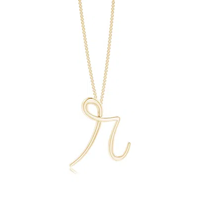 ANGARA ANGARA LOWERCASE "R" INITIAL PENDANT