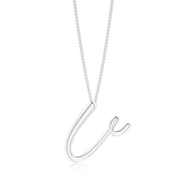 ANGARA ANGARA LOWERCASE "U" INITIAL PENDANT