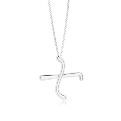 ANGARA ANGARA LOWERCASE "X" INITIAL PENDANT