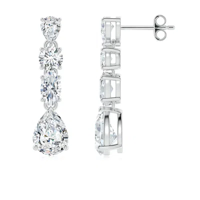 ANGARA MULTI-SHAPE LAB-GROWN DIAMOND DANGLE EARRINGS