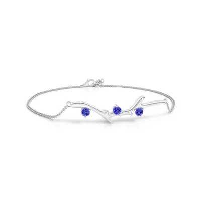 ANGARA NATURE INSPIRED ROUND TANZANITE TREE BRANCH BRACELET