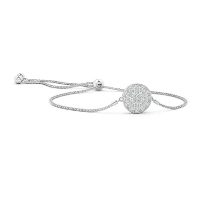ANGARA PAVE-SET DIAMOND DISC BOLO BRACELET