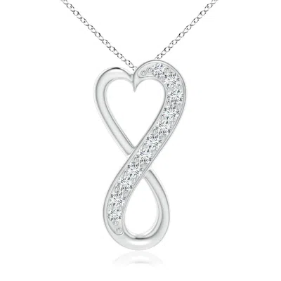 ANGARA PAVE-SET DIAMOND INFINITY HEART PENDANT