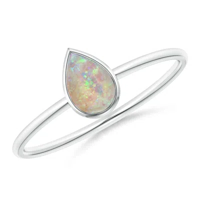 ANGARA PEAR-SHAPED OPAL SOLITAIRE RING