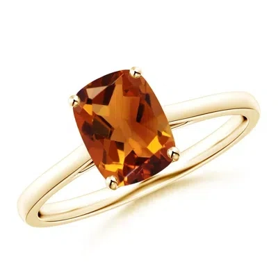 ANGARA PRONG-SET CUSHION CITRINE SOLITAIRE RING