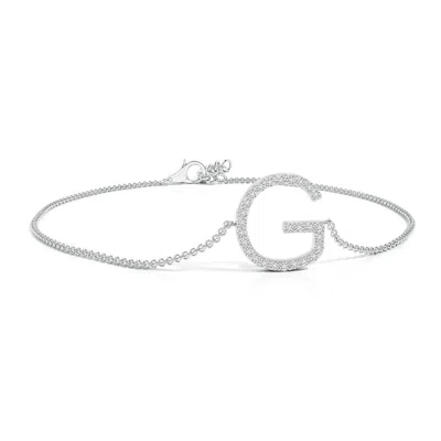 ANGARA PRONG-SET DIAMOND CAPITAL "G" INITIAL BRACELET