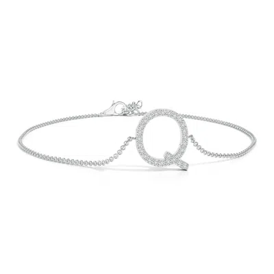 ANGARA PRONG-SET DIAMOND CAPITAL "Q" INITIAL BRACELET