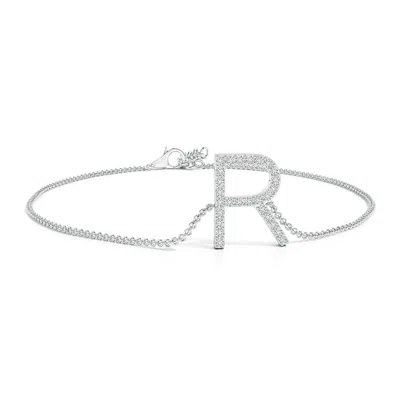 ANGARA PRONG-SET DIAMOND CAPITAL "R" INITIAL BRACELET
