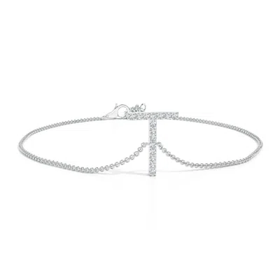 ANGARA PRONG-SET DIAMOND CAPITAL "T" INITIAL BRACELET