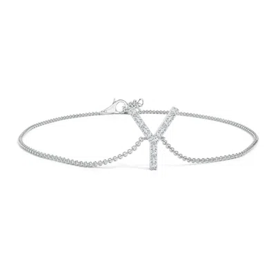 ANGARA PRONG-SET DIAMOND CAPITAL "Y" INITIAL BRACELET