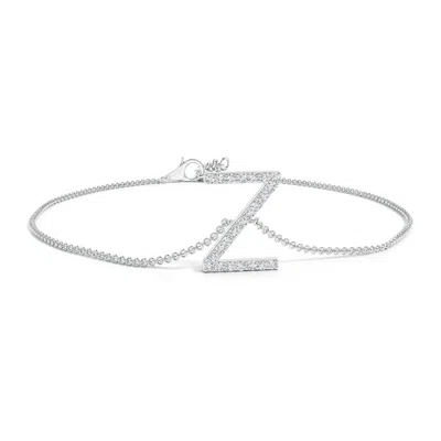 ANGARA PRONG-SET DIAMOND CAPITAL "Z" INITIAL BRACELET