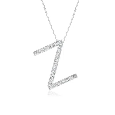 ANGARA PRONG-SET DIAMOND CAPITAL "Z" INITIAL PENDANT