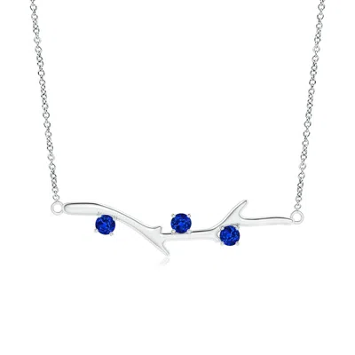 ANGARA PRONG-SET SAPPHIRE TREE BRANCH NECKLACE