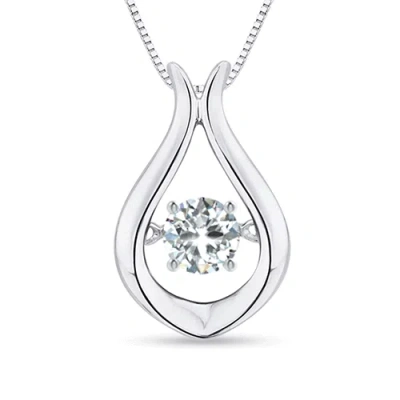 ANGARA ROCKING DIAMOND SOLITAIRE DROP PENDANT
