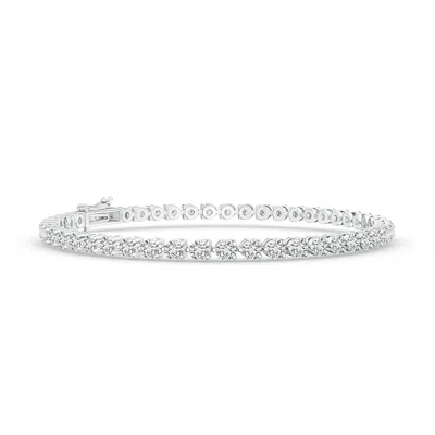 ANGARA ROUND DIAMOND LINK TENNIS BRACELET