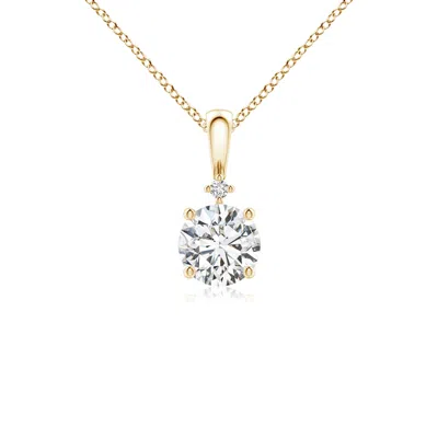 ANGARA ROUND DIAMOND SOLITAIRE PENDANT