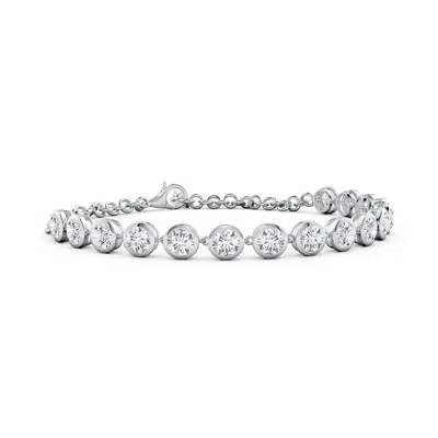 ANGARA ROUND LAB-GROWN DIAMOND CHAIN BRACELET
