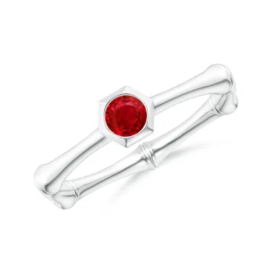 ANGARA RUBY INDOCHINE BAMBOO RING