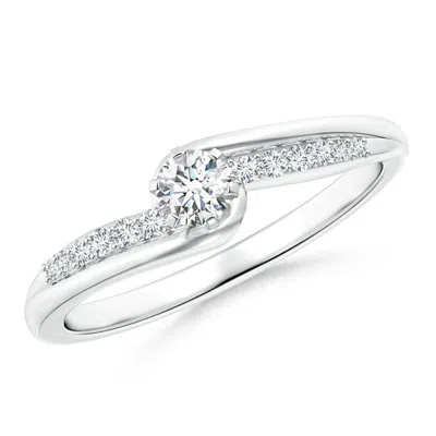 ANGARA SIX PRONG-SET SOLITAIRE DIAMOND BYPASS PROMISE RING