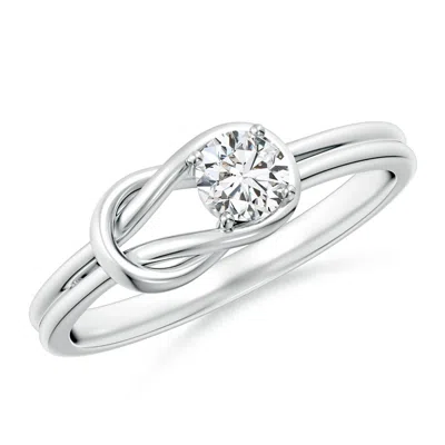 ANGARA SOLITAIRE DIAMOND INFINITY KNOT RING