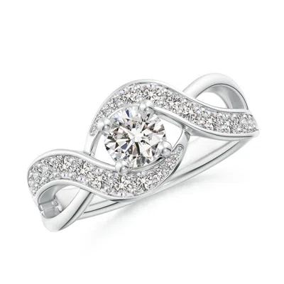 ANGARA SOLITAIRE ROUND DIAMOND INFINITY PROMISE RING