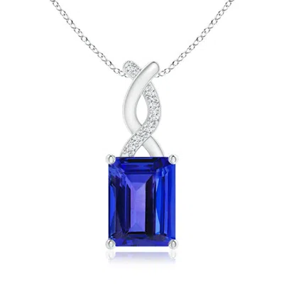 ANGARA TANZANITE PENDANT WITH DIAMOND ENTWINED BALE