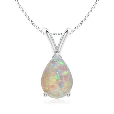 ANGARA V-BALE PEAR-SHAPED OPAL SOLITAIRE PENDANT
