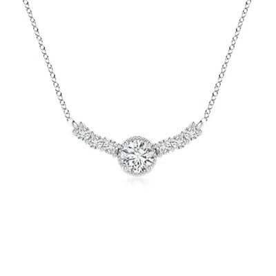 ANGARA VINTAGE INSPIRED DIAMOND CURVED BAR PENDANT