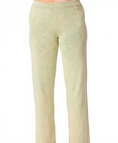 ANGEL APPAREL STONE WASH LOUNGE PANT IN PINE