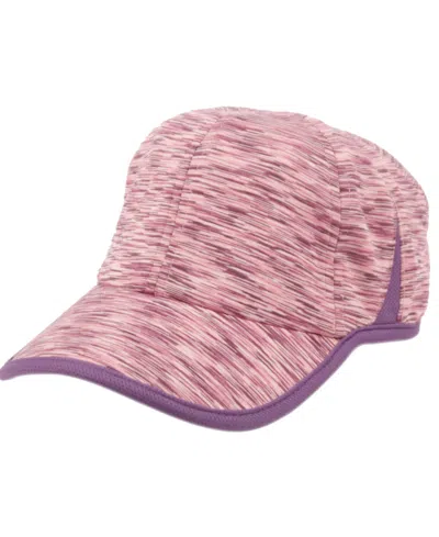 ANGELA & WILLIAM WOMEN'S PONYTAIL MESSY BUNS YOGA PONYCAP WITH ZIPPER OPENING