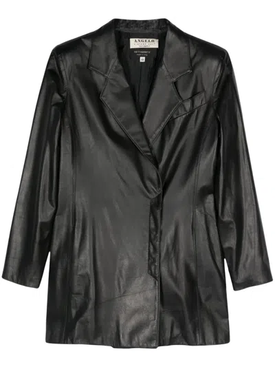 A.N.G.E.L.O. VINTAGE CULT 2010S DOUBLE-BREASTED LEATHER JACKET