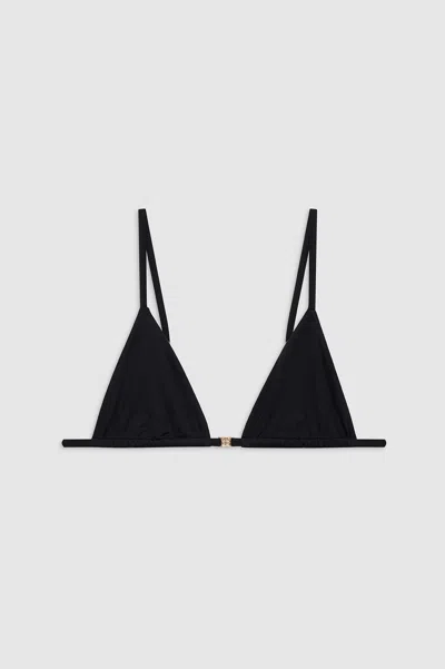ANINE BING ANINE BING BELLAMY BIKINI TOP IN BLACK