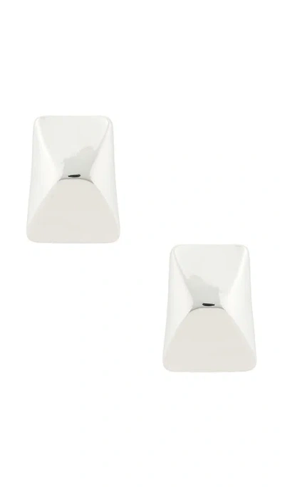 ANINE BING CURVED RECTANGLE STUD