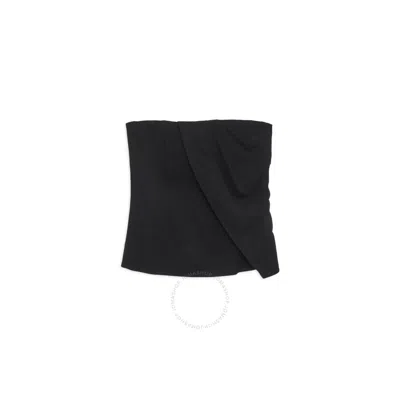 ANINE BING ANINE BING LADIES BLACK HALLE VISCOSE-CREPE TOP