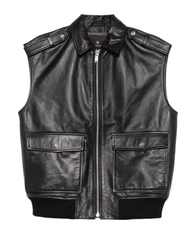 ANINE BING ANINE BING SONNIE LEATHER VEST