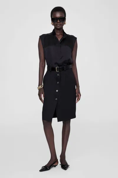 ANINE BING ANINE BING ZAIRE SKIRT IN BLACK