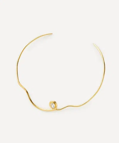 ANISSA KERMICHE ANISSA KERMICHE 18CT GOLD-PLATED LOOPY COLLAR NECKLACE