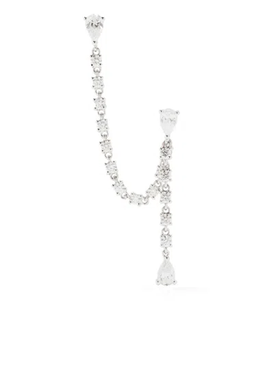 ANITA KO 14K WHITE GOLD DIAMOND DROP EARRING