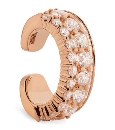 ANITA KO ROSE GOLD AND DIAMOND LOLA EAR CUFF