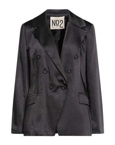 ANIYE N°2 ANIYE N°2 WOMAN BLAZER BLACK SIZE L POLYESTER
